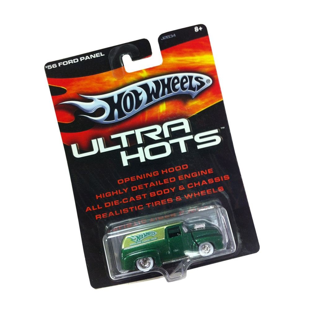 Hot Wheels Ultra Hots 1956 Ford Panel escala 1:64 verde fundido
